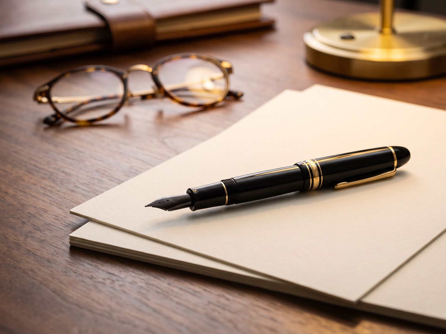 Title paperwork on a desk